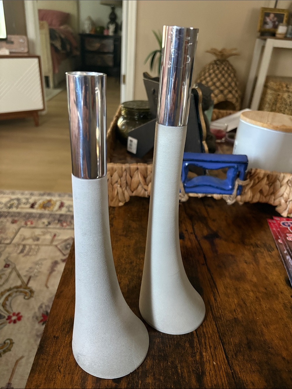 Nambe Mikaela Dorfel candle holders